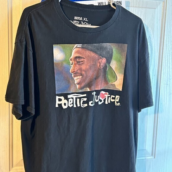 Ripple Junction Poetic Justice T-Shirt Tupac 2PAC Men’s Size XL - Picture 4 of 5